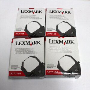 4 Lexmark Re-Inking Ribbons 2300/2400/2500/2500+ 3070166 Old Stock 1 Opened